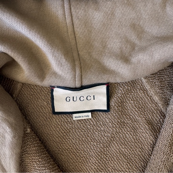 Gucci Quarter Zip Drawstring Hoodie XS - Picture 6 of 9